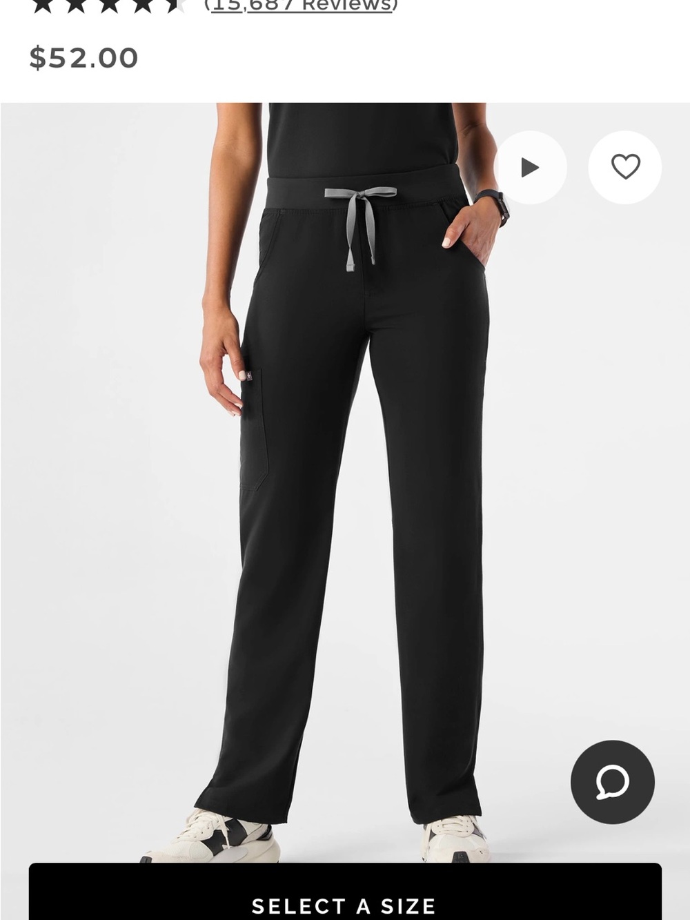 3 Figs Scrub Pants (Kade/Livingston) in Navy and Black Size Small S Bundle